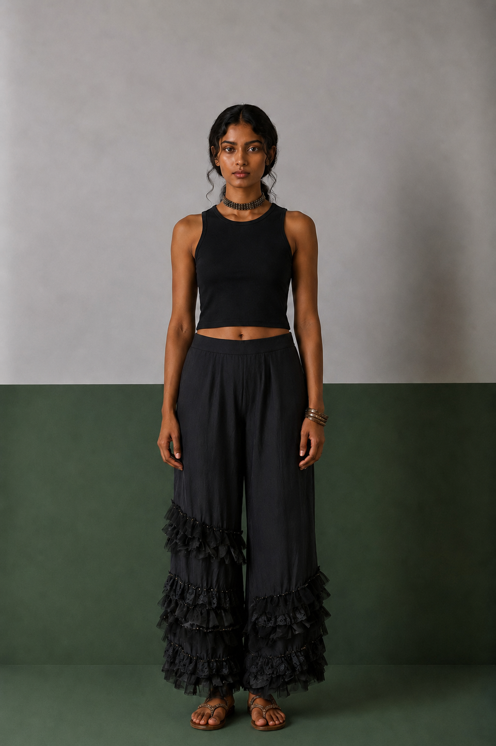 Ruffle Pants
