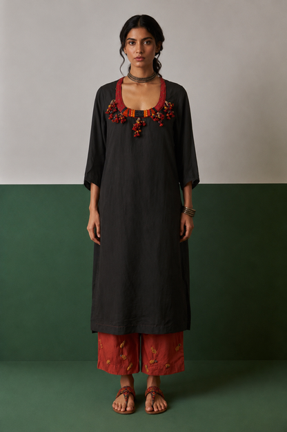 Silk Handwork Tunic