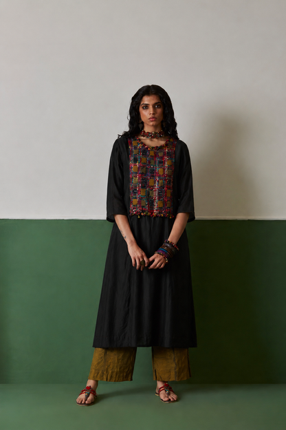 Yarn Yoke Tunic Set