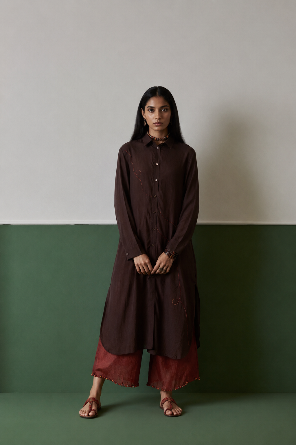 Crushed Silk Shirt