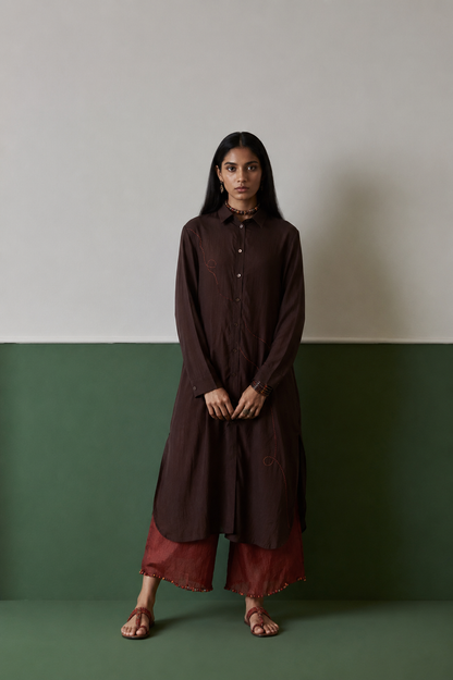 Crushed Silk Shirt