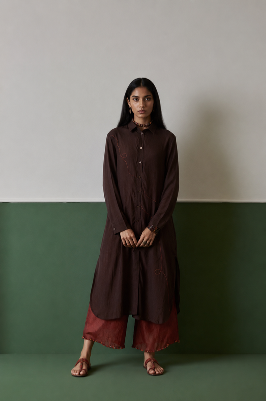 Crushed Silk Shirt