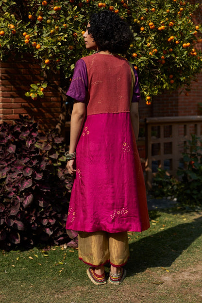 Multicoloured Patchwork Dress