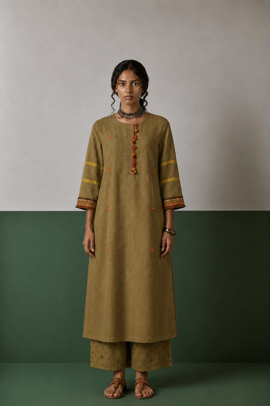 Olive Tunic Set