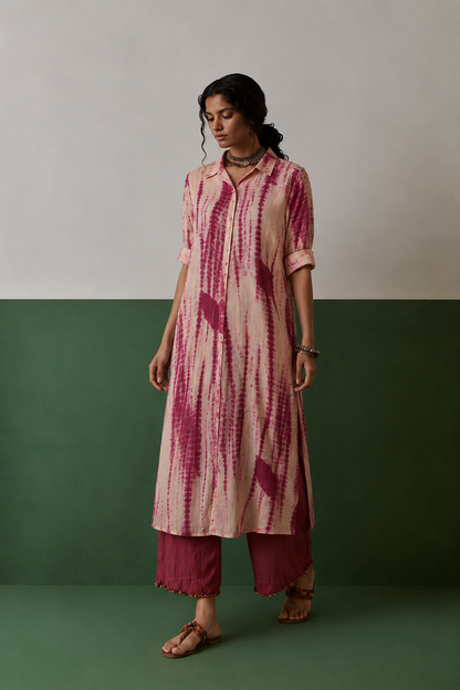 Pink Tie Dye Tunic