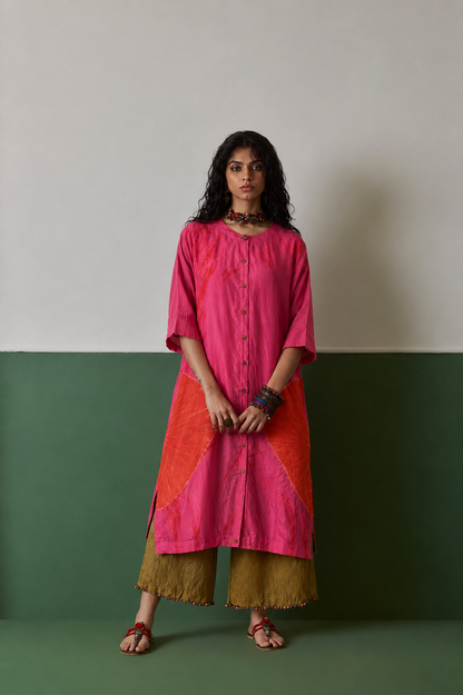 Silk Tie Dye Tunic