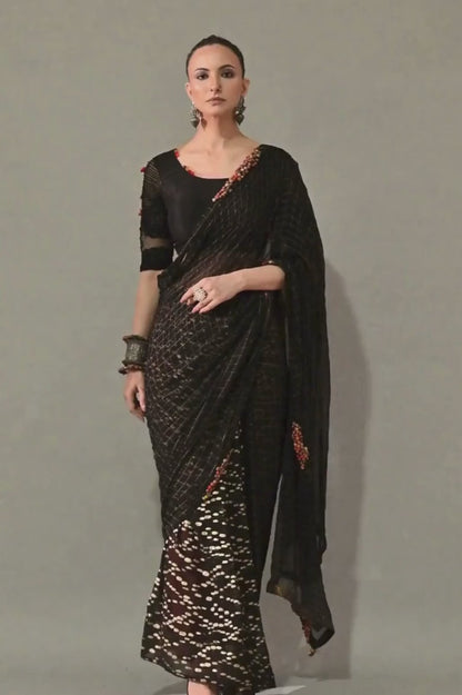 Cocktail Saree Set