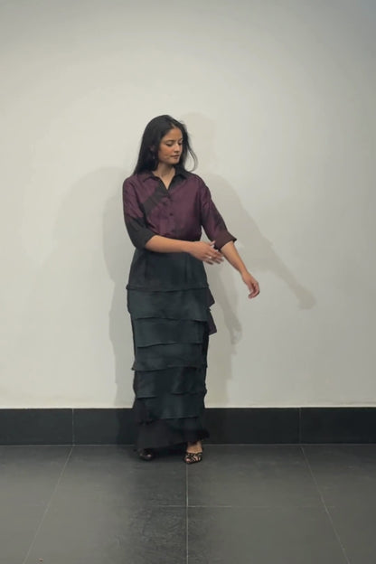 Flappy Skirt Set - Dark