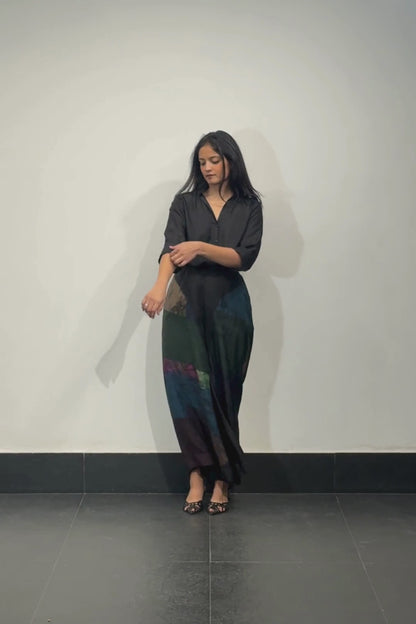 Multi Patchwork and Placement Tie Dye Co-Ord Set