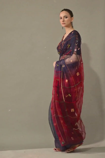 Jharoka Saree Set