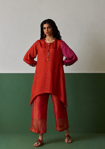Orange Pink Tunic